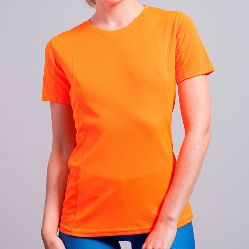 T-shirt Femme coupe sport, tissu respirant rouge Odzież medyczna i  gastronomiczna - sklep ModernBhp